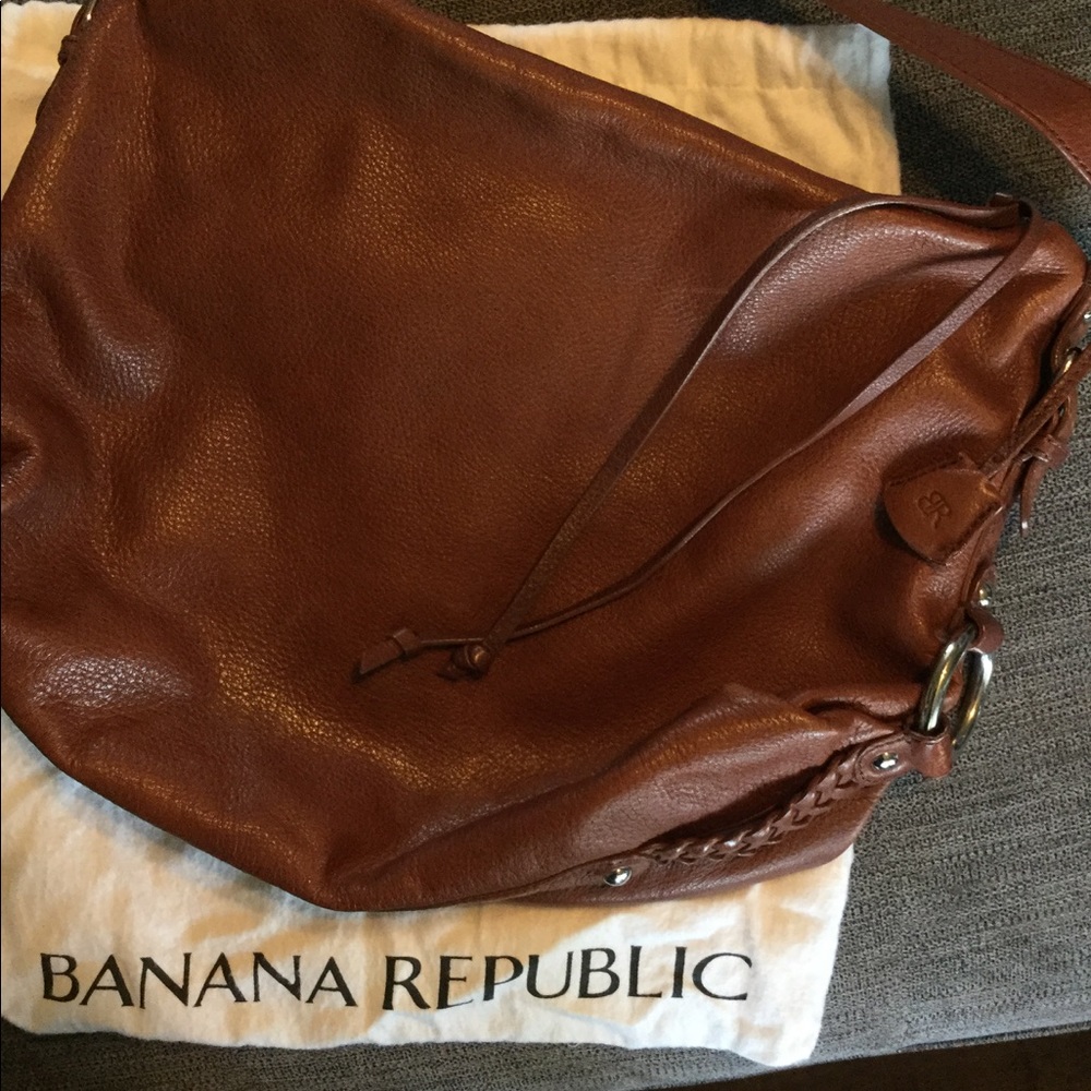 Banana Republic leather purse